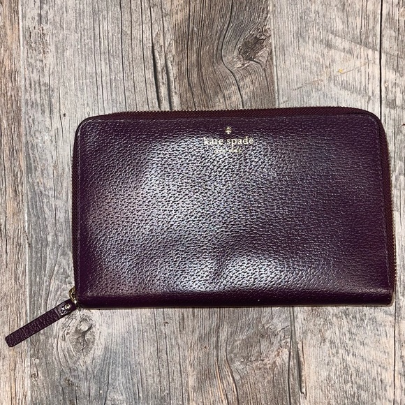 Purple Kate Spade Wallet - Picture 3 of 4